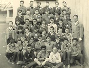 ECOLE MAGNAN GARCONS 1959 CEP M. SANCHEZ